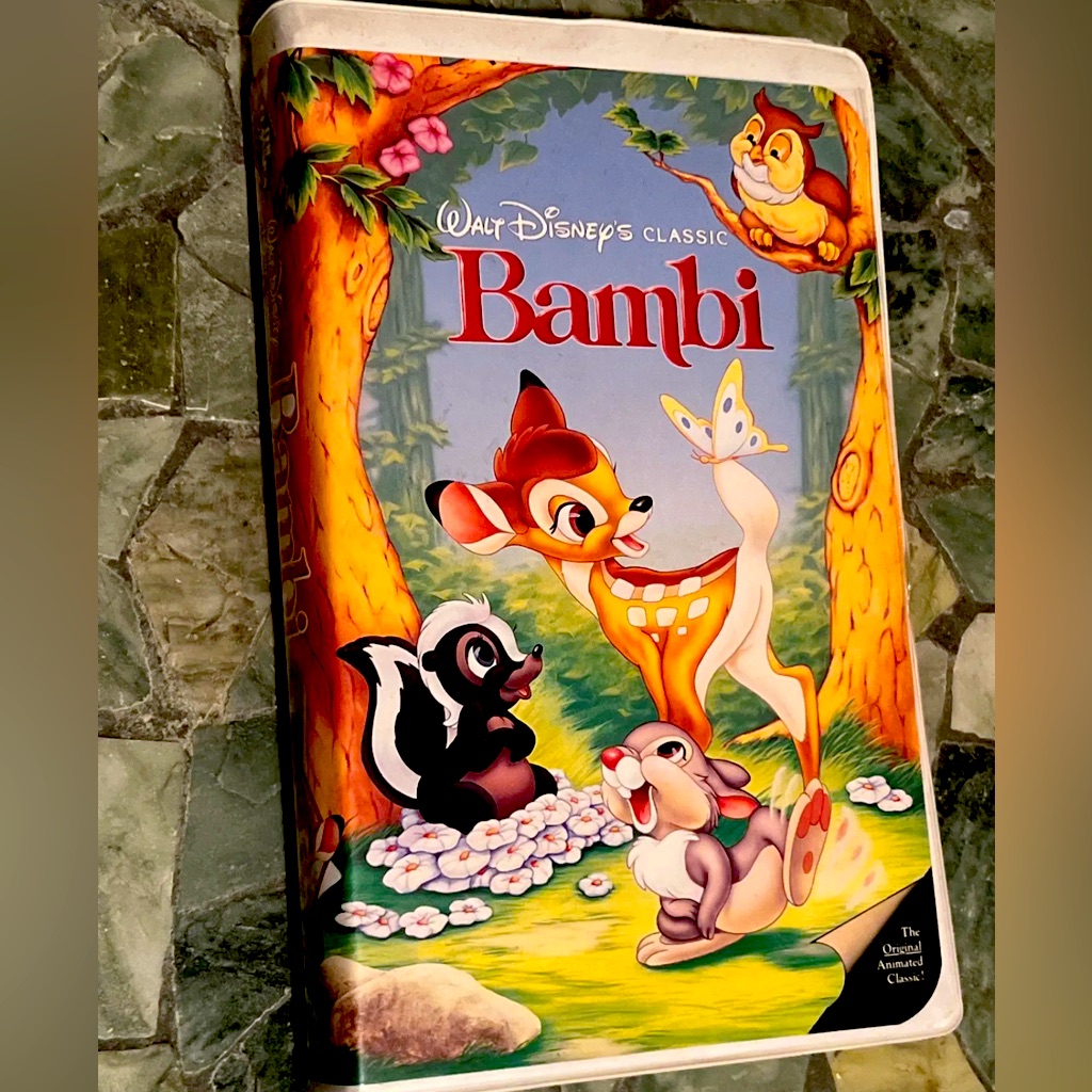 Rare Original Disney Bambi Vhs 1997 Collectible